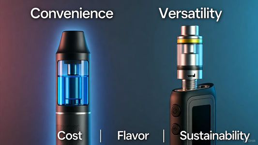 THCA Disposable Vape vs 510 Thread Cart: Comparison