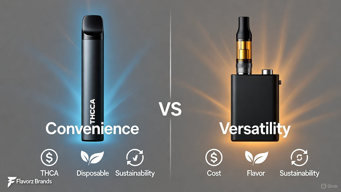 THCA Disposable Vape vs 510 Thread Cart: Comparison